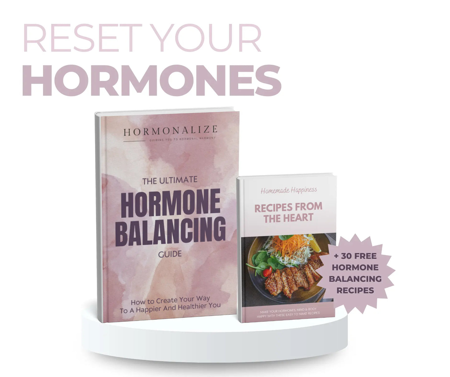 The Hormone Reset Guide + 30 Free hormone balancing Recipes Hormonalize